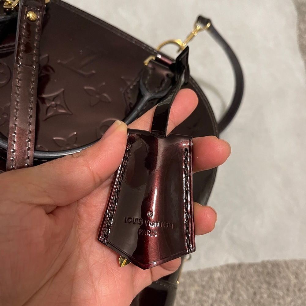 Louis Vuitton Hand Bag Alma BB Bordeaux Vernis - Picture 3 of 16